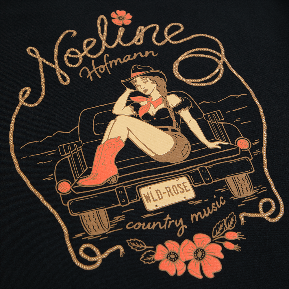 Pin Up Girl Tee Close Up
